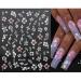 JMEOWIO Spring Flower Nail Art Stickers - 9 Sheets Colorful Floral Decals for Nail Design | Self-Adhesive Summer Nail Supplies - Buy Online on GoSupps.com
