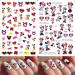 Mickey Mouse Nail Art Stickers - Adorable Cartoon Decals for Women, Girls, Kids - 6 Sheets (480+ Decals) - Self-Adhesive Design for Cute Kawaii Nails - A72 - Buy Online on GoSupps.com