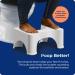 Squatty Potty 9 Inch White Toilet Stool Height - Pack of 1 - Buy Online on GoSupps.com
