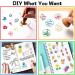 Biggun 7 Large Round Rainbow Craft Ink Pads - DIY Fingerprint Stamps for Kids - Washable & Colorful Stamp Pad for Crafting & Scrapbooking - Buy Online on GoSupps.com