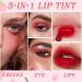 Shop 6 Colors Lip Tint Stain Mini Liquid Lipstick | Korean Moisturizing Velvet Lip Tint & Waterproof Longwear Blush - Vivid Strawberry Shades - Buy Online on GoSupps.com