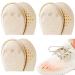 Shoe Inserts for Women - 3 Pairs of Reusable Ball of Foot Cushions for Heels Cushions for Heel Pain Relief - Heel Pads for Make Shoes Tit That are Too Big Round-apricot