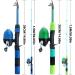 Telescopic Fishing Pole Reel Combo 5.9FT/4.92FT - All-in-One Fishing Gear Set for Beginners & Adults - 2PCS Collapsible Rods, Spinning Reel, Lures, Tackle Bag - Blue/Green - Buy Online on GoSupps.com