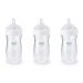 NUK Simply Natural Bottles White 1+ Months Medium 3 Pack 9 oz (270 ml) Each