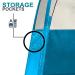 Buy Spray Tan Tent (Blue) - Professional Pop-Up Booth for Airbrush & Sunless Tanning | Folds in 30 Seconds No Logo Extra Spacious - Buy Online on GoSupps.com