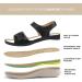 Buy Ortho+rest Women's Comfortable Walking Sandals | Orthotic Arch Support | Stylish Black Dress Sandals - Perfect for All-Day Comfort - Buy Online on GoSupps.com