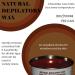 Sharonelle Soft Wax All Purpose Hair Removal Natural Depilatory Canned Wax for Sensitive Skin Canada-Made Melting Wax in Black color Canned Package (24PC Chocolate) 500 ml (Pack of 24) Chocolate - Buy Online on GoSupps.com