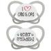 Nip Schnuller My Butterfly Green Special Edition: From sustainable raw materials light and airy still-friendly & jaw-friendly silicone size 1 (0-6 months) with a saying Special Edition size 1 (0-6 months) Grandma & Grand