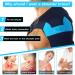 BomnKa Adjustable Shoulder Support Brace for Women and Men - Relieves Shoulder Injuries, Sprains - Fits Both Right & Left Shoulders - Blue - Buy Online on GoSupps.com