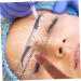 FOMIYES 1pc Eyebrow Ruler Eyeliner Brow Mapping Tool Eyebrow Grooming Stencil Kit Stencils Brow Shaper Pour - Buy Online on GoSupps.com