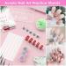 Flasoo Acrylic Nail Holder Stands Set with Magnetic Tip Holders - Silver - Buy Online on GoSupps.com