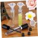 6pcs Eyelash Solution Bottle Mini Funnel Mini Mascara Bottle Lip Empty Bottles Bottling Solid Wood - Buy Online on GoSupps.com