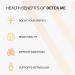 Detox Me Energy Boosting Supplement - Supports Digestion & Gut Health with Vitamin K2 B12 & Folate - 120 Count for Men & Women - 60 Day Supply - Buy Online on GoSupps.com
