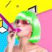 LIULIUBTY Short Bob Hair Wigs 12 - Colorful Synthetic Cosplay Wig for Women with Free Wig Cap - Buy Online on GoSupps.com