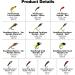 IEVEI Fly Fishing Flies Kit - Premium Hand-Tied Assortment for Trout Fishing - 61 Pcs with Portable Fly Box - Buy Online on GoSupps.com