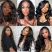 YAVVE 18 U Part Human Hair Wig | 100% Virgin Body Wave | 150% Density | Natural Black Color - Buy Online on GoSupps.com
