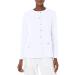 Dickies Xtreme Stretch Women Warm Up Scrubs Jacket Snap Front 82310 Large White