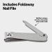 Revlon Nail Clipper with Curved Blade & Foldaway File - Easy to Use Nail Care Tool for Trimming & Grooming - Buy Online on GoSupps.com