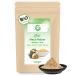 Curly superfood yellow maca powder organic from Peru 500g - controlled biological cultivation hand -harvested raw food quality & laboratory test - Bio Maca powder yellow filled in Germany