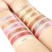 12 Colors Eyeshadow Eye Shadow Beauty Pigmented Eyes in All Fabrics High Glitter Eyeshadow Pigmented Powder for Eyes (#12) - Buy Online on GoSupps.com