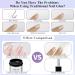 Saviland 100G Clear Nail Glue Gel | Large Capacity 3.53OZ UV LED Gel for Press On Nails, Acrylic Extensions - Professional Grade for Salon & DIY Manicures - Buy Online on GoSupps.com