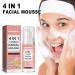 4-in-1 Facial Cleansing Mousse - Gentle Deep Cleanse Hydrating Face Wash For All Skin Types Anti-Aging & Skin Tone Improvement(1PCS) - Buy Online on GoSupps.com