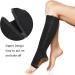 Zipper Compression Socks for Women - Nylon Leg Shaping & Ankle Support (L/XL Black) - Boost Circulation & Slim Legs - Buy Online on GoSupps.com