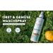 Natural Fruit & Vegetable Cleaner Spray - Phosphate-Free Eco-Friendly - 250 ml - Buy Online on GoSupps.com