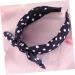 MAGICLULU Women Hair Hoop Bowknot Hair Band Hair Accessories Black and White Stripes Head Headband Women's Korean Version - Buy Online on GoSupps.com
