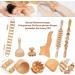 Wood Therapy Massage Tools - 6pcs Wooden Lymphatic Drainage Massager for Maderoterapia & Anti-Cellulite Body Contouring - Buy Online on GoSupps.com