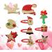Frcolor 10 Pieces Christmas Hair Clips for Girls & Toddlers - Cute Hair Accessories for Kids | International Shipping Available - Buy Online on GoSupps.com