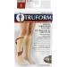 Truform Short Length 30-40 mmHg Compression Stockings for Men & Women - Beige Closed Toe Small (1 Pair) - International Shipping Available - Buy Online on GoSupps.com