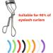 80 Pieces Eyelash Curler Refill Pads - Universal Silicone Replacement with Clear Storage Box - Multicolor Rubber Pads for Perfect Curling - Buy Online on GoSupps.com