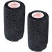 Vet Wrap Self-Adhesive Cohesive Bandage - 2 Pack Paw Print Patterns (2, 3, 4 Inch x 15ft) for Pets - Buy Online on GoSupps.com