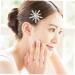 FRCOLOR Clips Pin Crystal for Hair Decorations Xmas Lady Flower Children Rhinestone Parties Snow Bridal Clear Wedding Shiny Rhinestones Silver Holiday Gorgeous Sparkly Party with - Buy Online on GoSupps.com