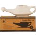 Ceramic Neti Pot + 5 Sachet Neti Salt Set | Nasal Cleansing | Dishwasher Safe | Ivory Color - Buy Online on GoSupps.com