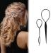 Trimming Shop Topsy Tool - 2 Pack DIY Hair Twist Accessories for Girls & Women | Black Styling Tools - Buy Online on GoSupps.com