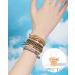 Volnova Boho Bracelet Hair Ties for Women - 20 Pieces Elastic Hair Ties - Dual-Use Bracelets and Hair Accessories - Multicolor - Buy Online on GoSupps.com