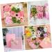 TOPBATHY 3 Boxes Carnation Soap Flower Valentine Flower Bouquet Bouquets for Wedding Immortal Rose Gift Faux Floral Rose Bouquet Artificial Paper Gift Box Pinkx3pcs 15x15x8cmx3pcs - Buy Online on GoSupps.com