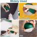 Washable & Reusable Sticky Lint Roller for Pet Hair | Portable Gel Foot Lint Remover - Green-Gold - Buy Online on GoSupps.com