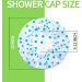4 Pack Shower Caps for Women/Men Light Weight Plastic Shower Caps for Women UK 30cm Width with Good Quality Elastic Perfect for Use at Home and Spa by MAUZIMRA - Buy Online on GoSupps.com