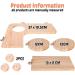 4-Piece Hamster Accessories Set | Hamster Pedal & Jumping Board with 3 Balls | Ideal for Guinea Pigs Chinchillas and Rabbits - Buy Online on GoSupps.com