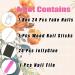 Buy White French Tip Press on Nails - Medium Almond Pearl Glossy Design 24Pcs | Nude Pink Fake Nails for Women & Girls | Perfect for Acrylic Nail Art & Manicure Supplies - Buy Online on GoSupps.com