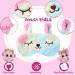 Cute Animal Sleep Mask Set - 6 Pcs Soft Plush Blindfolds for Women, Girls, and Kids - Unicorn, Cat, Rabbit Designs - Funny and Colorful Eye Covers for Travel and Sleepover Games - Buy Online on GoSupps.com