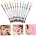FOMIYES 12pcs Eyeshadow Eyeliner Eye Cosmetic Liner Lip Pen Colour Pencil Makeup 1 count (Pack of 1) Colorful - Buy Online on GoSupps.com