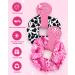 Let's Go Girls Cow Print Hair Scrunchies (12 PCS) - Western Cowgirl Ponytail Holders for Bachelorette Party, Wedding Decorations - Buy Online on GoSupps.com