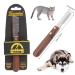 Professional Dog Trimmeters for Schnauzers & Terriers | Fur Care Tool with Wooden Handle - Perfect for Pet Grooming & Racing Dogs - Buy Online on GoSupps.com