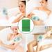 5-Part Asian Peeling Gloves - Double-Sided Korean Scrubbing Washcloths for Dead Skin Removal | Shower Peeling Gloves in Pink & Green - Buy Online on GoSupps.com