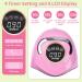 HOLDRUBY 180W UV LED Nail Lamp for Gel Polish | Fast Dryer with 48 Lamp Beads | Large Space UV Nail Light for Home Salon | Pink - Buy Online on GoSupps.com