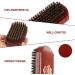100% Boar Bristle Beard Brush with Black Walnut Wood Comb - Facial Hair Grooming Tool - Buy Online on GoSupps.com
